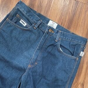 FRMC Men’s Straight Fit Denim Jeans in Deep Blue